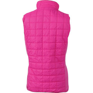 Lillu | Bodywarmer publicitaire pour femme Rose Argent 1