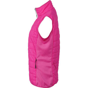 Lillu | Bodywarmer publicitaire pour femme Rose Argent 3