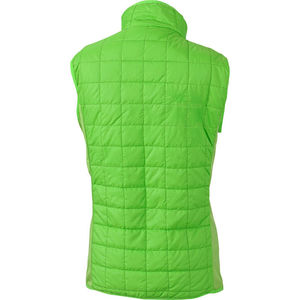 Lillu | Bodywarmer publicitaire pour femme Vert printemps Argent 1