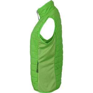 Lillu | Bodywarmer publicitaire pour femme Vert printemps Argent 3
