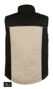 Mission Pro | Bodywarmer publicitaire pour homme Corde Noir 1