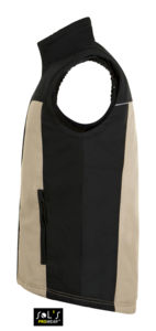 Mission Pro | Bodywarmer publicitaire pour homme Corde Noir 2