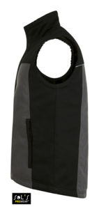 Mission Pro | Bodywarmer publicitaire pour homme Gris foncé Noir 2