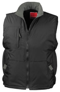 Mootty | Bodywarmer publicitaire pour homme Noir Gris 1