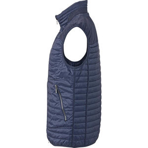 Myffu | Bodywarmer personnalisé pour homme Marine Argent 3