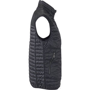 Myffu | Bodywarmer personnalisé pour homme Noir Argent 2