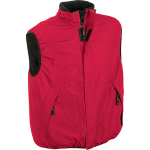 Bodywarmer personnalisable homme sans manches Rouge