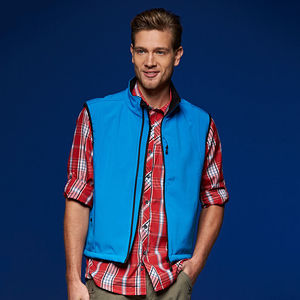 Bodywarmer personnalisé softshell homme sans manches