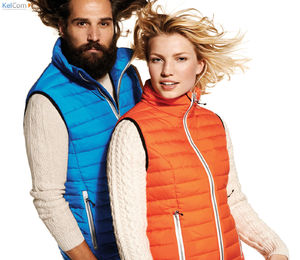 Bodywarmer publicitaire helsinki femme Orange 5