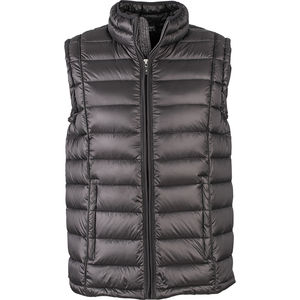 Qoffy | Bodywarmer publicitaire pour homme Noir