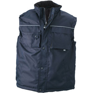 Viki | Bodywarmer publicitaire pour homme Marine