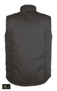 Worker Pro | Bodywarmer publicitaire pour homme Gris foncé 1