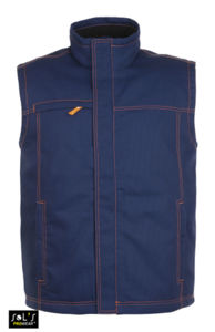 Worker Pro | Bodywarmer publicitaire pour homme Marine