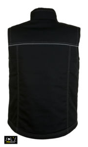 Worker Pro | Bodywarmer publicitaire pour homme Noir 1