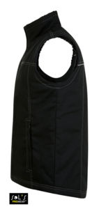Worker Pro | Bodywarmer publicitaire pour homme Noir 2