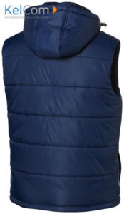 Cadeau entreprise bodywarmer à personnaliser Marine 1