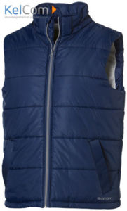 Cadeau entreprise bodywarmer à personnaliser Marine 2
