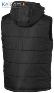 Cadeau entreprise bodywarmer à personnaliser Noir 1