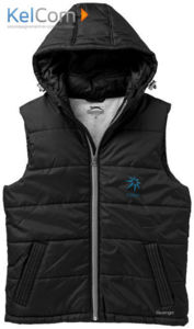Cadeau entreprise bodywarmer à personnaliser Noir 4
