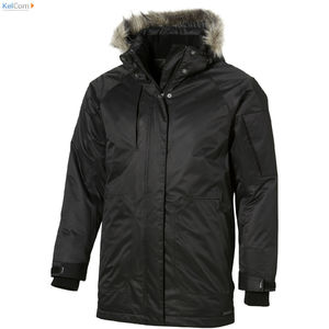 Cadeau entreprise parka à personnaliser Noir
