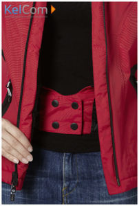 Cadeau entreprise parka personnalisable Rouge 3