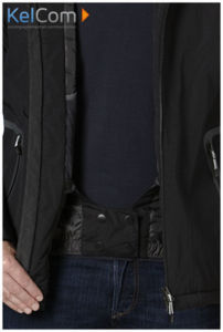 Cadeau entreprise parka publicitaire Noir 3