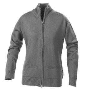 Cardigan à personnaliser en laine pour femme Gris
