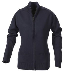 Cardigan à personnaliser en laine pour femme Marine