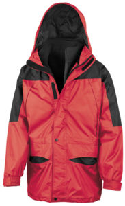 Alaska | Coupe-Vent publicitaire pour homme Rouge Noir 1