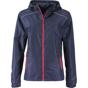 Bugo | Coupe-Vent personnalisé pour femme Marine Rouge