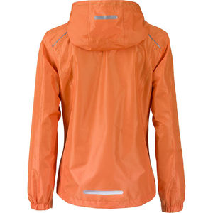 Bugo | Coupe-Vent personnalisé pour femme Orange Carbone 1