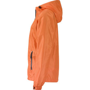 Bugo | Coupe-Vent personnalisé pour femme Orange Carbone 3