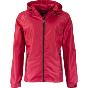 Bugo | Coupe-Vent personnalisé pour femme Rouge Noir