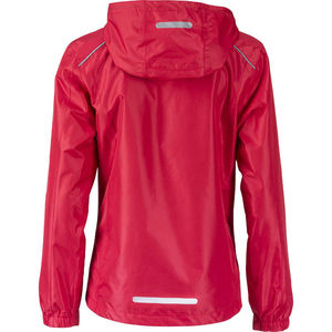 Bugo | Coupe-Vent personnalisé pour femme Rouge Noir 1