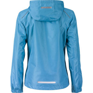 Bugo | Coupe-Vent personnalisé pour femme Turquoise Gris Fer 1