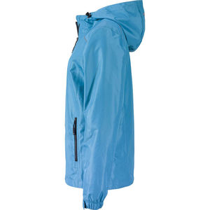 Bugo | Coupe-Vent personnalisé pour femme Turquoise Gris Fer 3