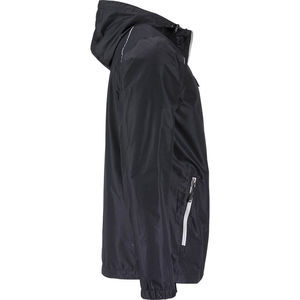 Dihi | Coupe-Vent personnalisé pour homme Noir Argent 2