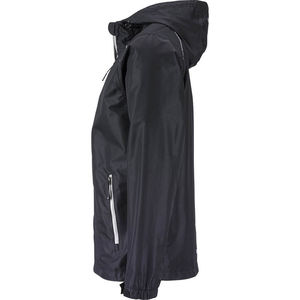 Dihi | Coupe-Vent personnalisé pour homme Noir Argent 3