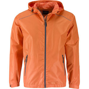 Dihi | Coupe-Vent personnalisé pour homme Orange Carbone