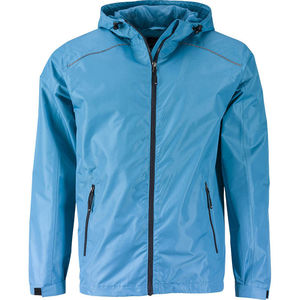 Dihi | Coupe-Vent personnalisé pour homme Turquoise Gris Fer