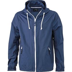 Goote | Coupe-Vent publicitaire pour homme Marine Blanc 2