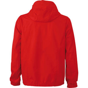 Goote | Coupe-Vent publicitaire pour homme Rouge Blanc 3