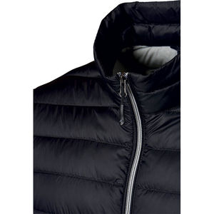 Gyju | Coupe-Vent publicitaire pour homme Noir Argent