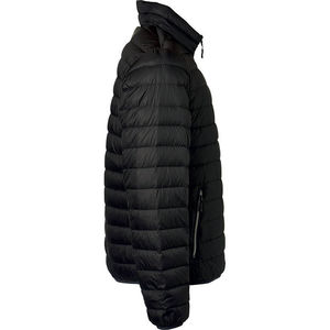 Gyju | Coupe-Vent publicitaire pour homme Noir Argent 3