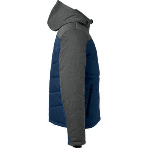 Kyki | Coupe-Vent publicitaire pour homme Marine Anthracite Mélangé 3