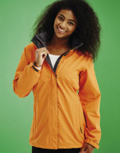 Nomalo | Coupe-Vent publicitaire pour femme Orange Gris 1