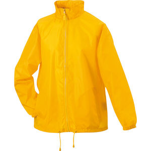 Coupe Vent personnalisable à capuche Jaune