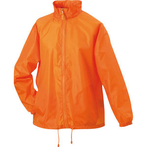 Coupe Vent personnalisable à capuche Orange
