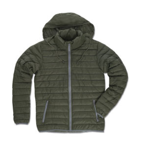 Pifigu | Coupe-Vent publicitaire pour homme Vert militaire 1