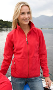 Osaka | Coupe-Vent Polaire personnalisé pour femme Rouge 1